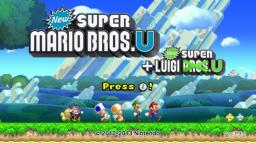 New Super Mario Bros. U + New Super Luigi U Title Screen